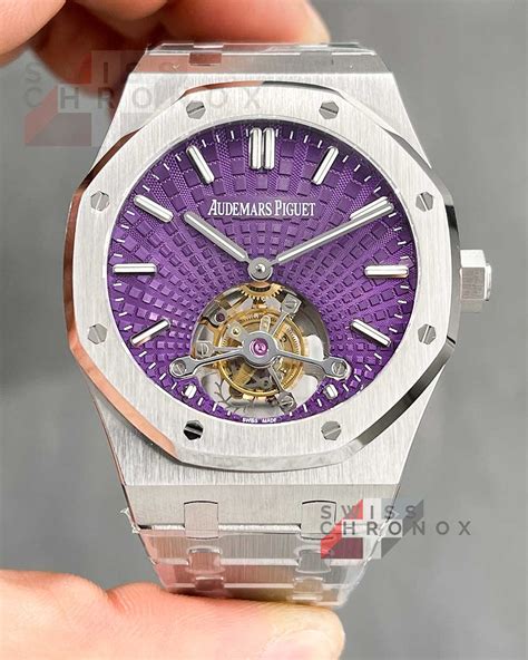 audemars piguet stone dial|Audemars Piguet purple dial.